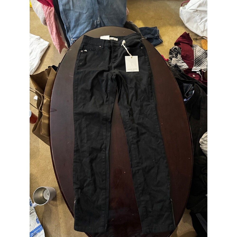 Anne Klein black skinny jeans